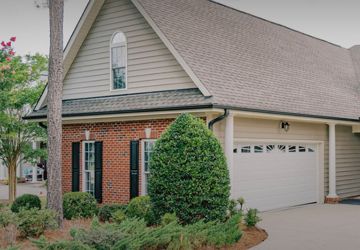Residential home and driveway